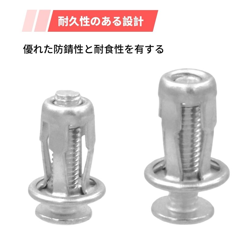 winova Petal Nuts Expanding Rivet Nuts Carbon Steel Zinc Plated