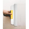 QWORK® 14" Stainless Steel Plastering Spatula with Ergonomic Handle -
