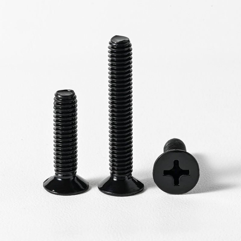 1/4-20 x 3/8'' (50 Pack) Flat Head Machine Screw, Phillips
