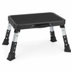Adjustable Folding Step Stool with 3 Heights, 6.7-9 in, Non-Slip