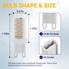 BlueStars 10 Packs G9 LED Bulb 4W (40W Halogen Equivalent)