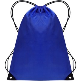 Drawstring Bags Gym Swimming School Sports Bag Unisex 1PCS Trainer String Bag Sack Backpack PE Bags for Women Men Children Travel Beach Kids Boys Girls Outdoor Shopping Holidays (Blue 1pc)