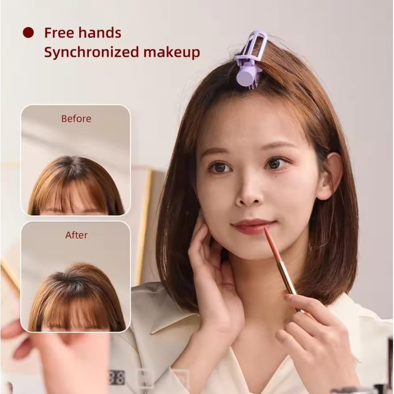 2 Pack | Haarkamm mit Styling Clip zum Locken |