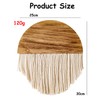 Wooden Style Tassel Boho Wall Decor - Wall Art for