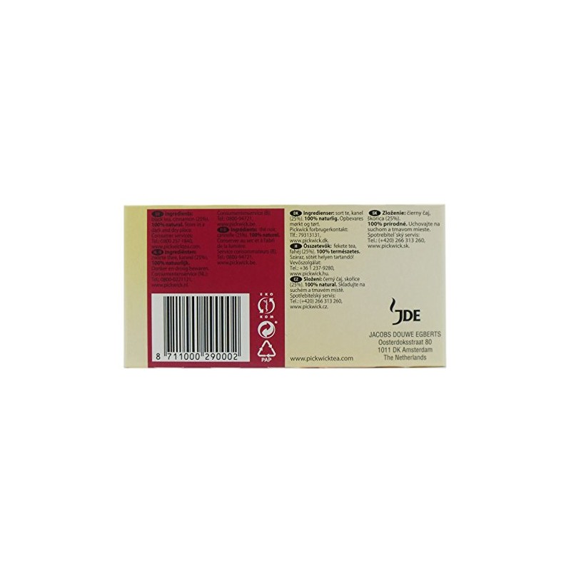 Pickwick Tea, Cinnamon, 20 Bags (2 Gr), 1 Box