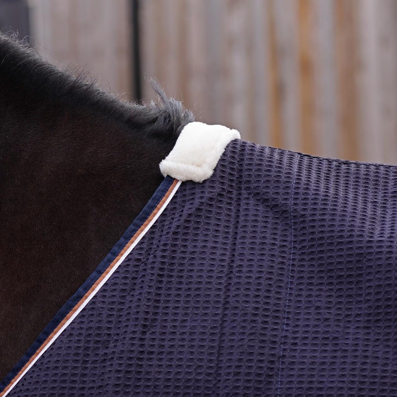 Shires Tempest Original Waffle Rug - Navy Blue 6ft0