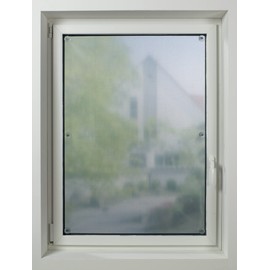 GARDINIA, Flexible sun protection, Translucent, 8 Suction Cups Included, Black, 100 x 150 cm