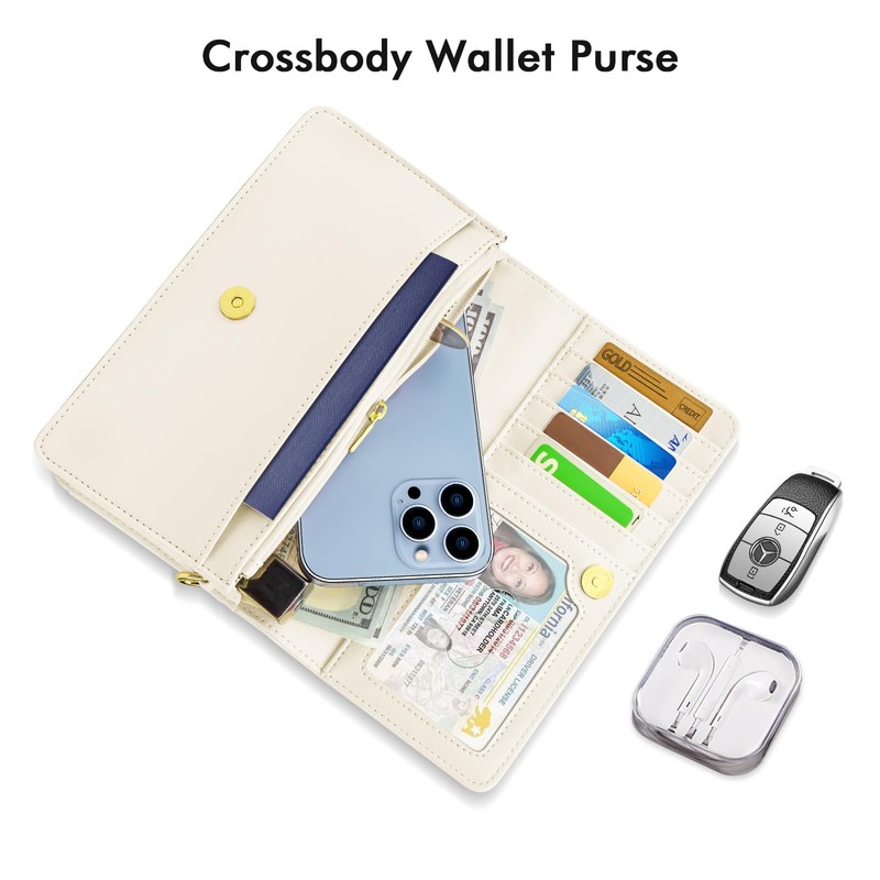 nuoku Crossbody Bag for Women Cellphone Little Purse with Credit