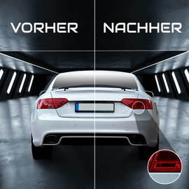 Finest-Folia C007 Rear Light Sticker (Red)