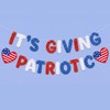 It's Giving Patriotic Banner, Red White Blue 4th of July