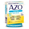 Alivio De Síntomas De La Infección Por Levaduras Azo® | 60ct Sabor Sin Sabor