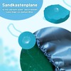 ElevaPulse Sand Shell Cover 100 x 15 cm, Waterproof Sandpit