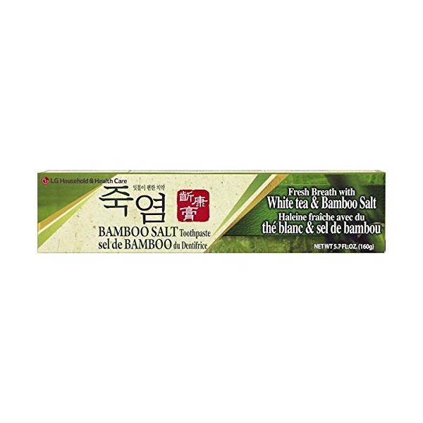 [LG] White Tea & Bamboo Salt Toothpaste 5.7oz (Pack of 6)