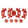 Rubber Shock Absorption Set Bow String Piece Dampening Stabilizer for
