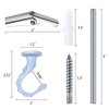 diplambr 5 Sets Large Swag Hook Heavy Duty Ceiling Hook