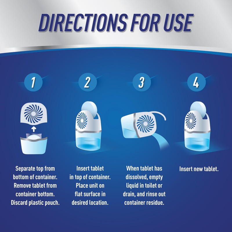 DampRid Moisture Absorber Drop-In Tablet Refill Pack, Fresh Scent, 15.8
