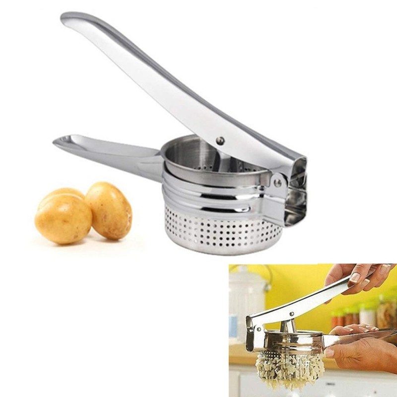 MEETOZ Chef Potato Ricer and Masher, Vegetable Ricer and Fruit
