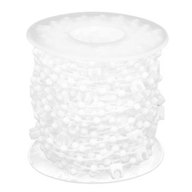 Cadena Cuentas Cortina 10M Cadena Cuentas Persiana Vertical Cadena Eslabones Sombra Rodillos DIY Decoración del hogar Accesorios Cortinas Repuestos Accesorio Persiana (10M)