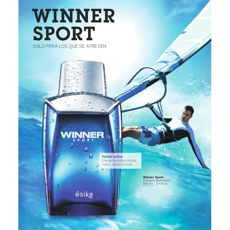 Esika WINNER SPORT Cologne For Men, 100 ML