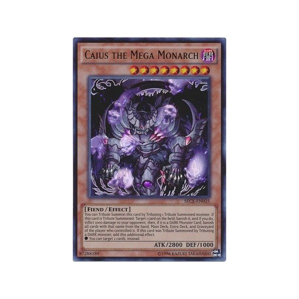 YU-GI-OH! - Caius The Mega Monarch (SECE-EN035) - Secrets of