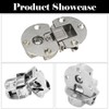 2 PCS 90 Degree Page Turning Axis Adjustable Cabinet Door