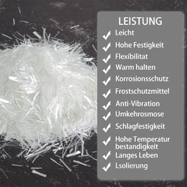 Polypropylene fibre, polyfibres 12 mm for concrete mortar plaster, polymer fibres reinforcement resistance, prevents cracking, reduces shrinkage, homogeneous distribution of the mixture