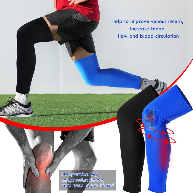 Skylety 4 Pieces Leg Sleeves Cooling Long Sleeves UV Protection