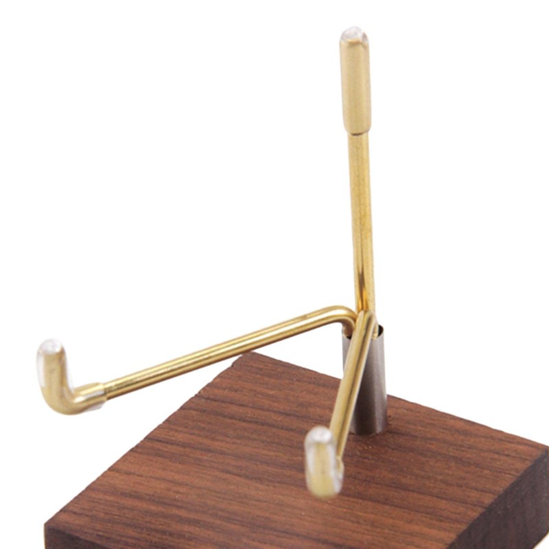 Perfeclan Wooden Display Stand for Fossils, Rocks, Geode, Agate, Crystals,