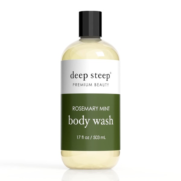 Deep Steep Body Wash 17 oz (Rosemary Mint)