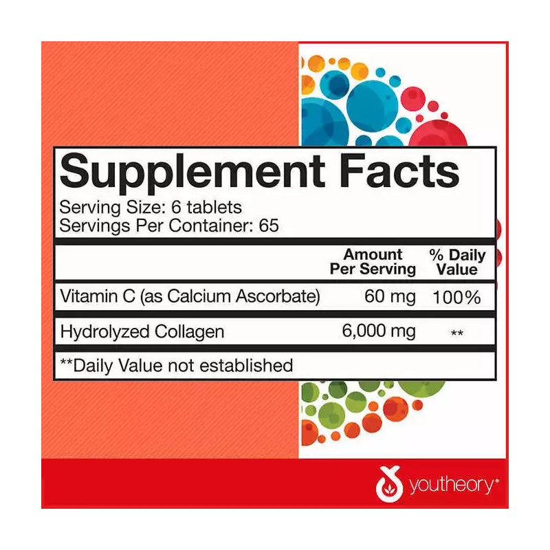 youtheory Collagen Plus Biotin, 390 Tablets