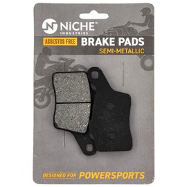 NICHE Brake Pad Set for Ski-Doo GSX 600 Summit Renegade X 800R MXZ 507032473 507032489 Rear Semi-Metallic