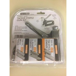 FastenPro New FastenPro Three-Way Tacker Staple Gun Kit