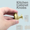 Waziaqoc 10 Pack Brushed Brass Kitchen Cabinet Knobs, Stylish Dresser