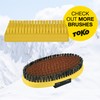 TOKO Ski Snowboard Oval Waxing Brush 25mm Steel Wire Bush