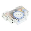Time Switch Transparent 24h Mechanical Timer Switch with Battery for