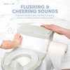 Real Feel 2-in-1 Potty with Wipes Storage, Flushing Sounds &