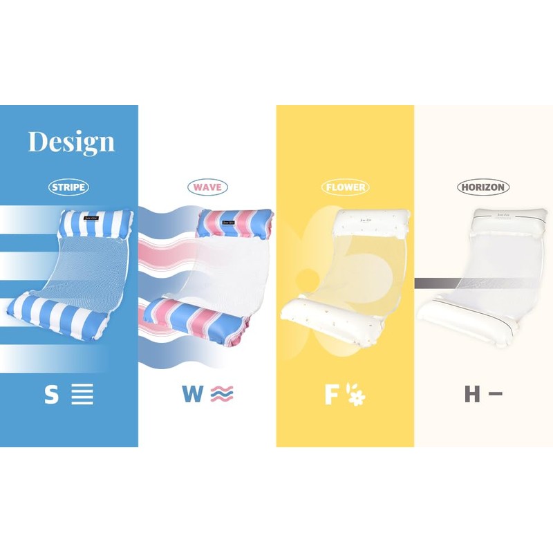 Arakhan Water Hammock Float – Inflatable Pool Lounge for Adults,