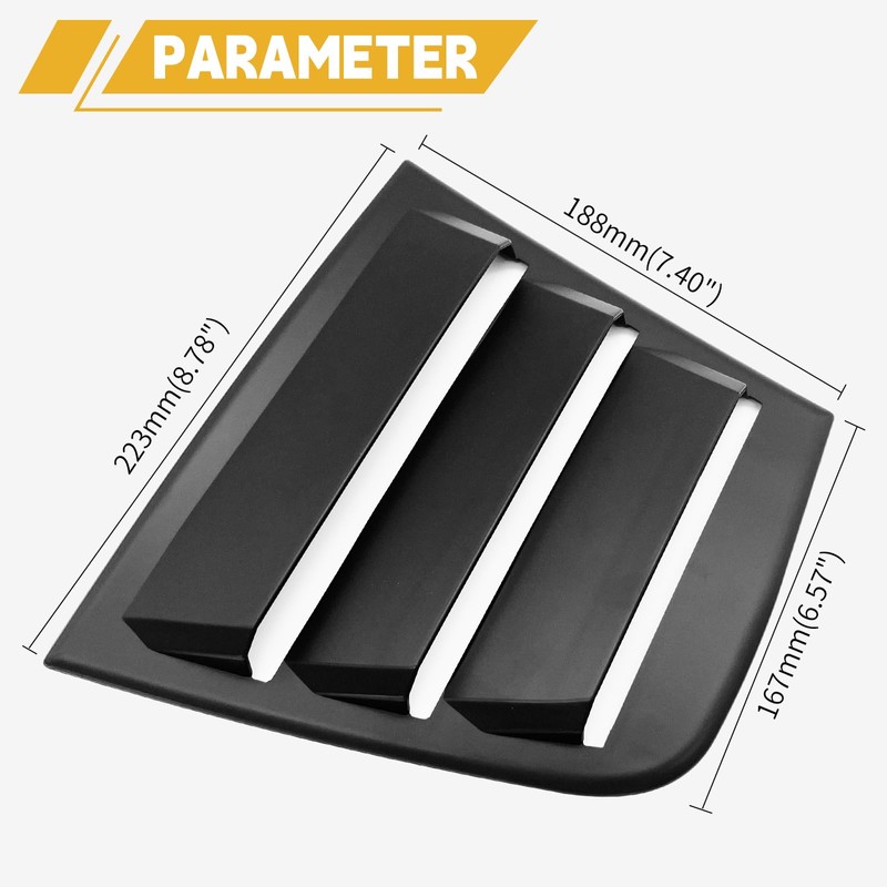 TENGBASE for Dodge Charger 2011-2023 2024 Side Window Shades Cover