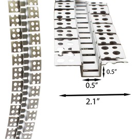 LEDUPDATES 10ft Flexible Turn Angle Drywall LED Mud-in Aluminum Channel Plaster-in Recessed with Flange for LED Strip Light