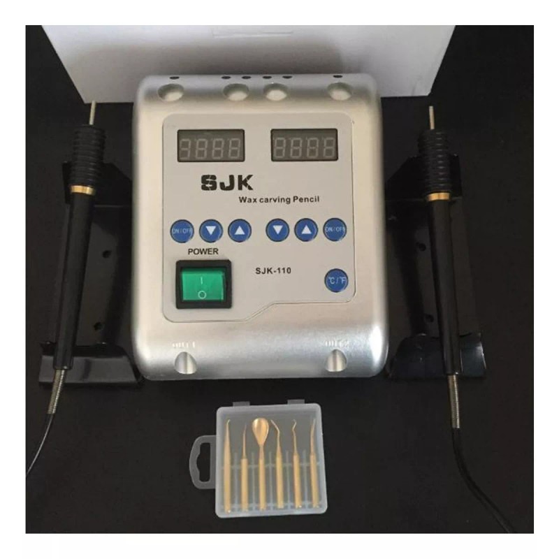 Sanshen Enceradora Eléctrica De Laboratorio Dental Con 6 Lápices De