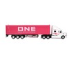Container Truck Model 1:48 Vivid Exquisite Beautiful Decorative Toy Ornament