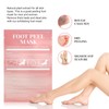 MKNZOME 3 Pairs Foot Peel Mask, Repair Cracked Heels &