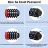 SISAV Heavy Duty Bike Chain Lock 3.2FT with 5 Digit