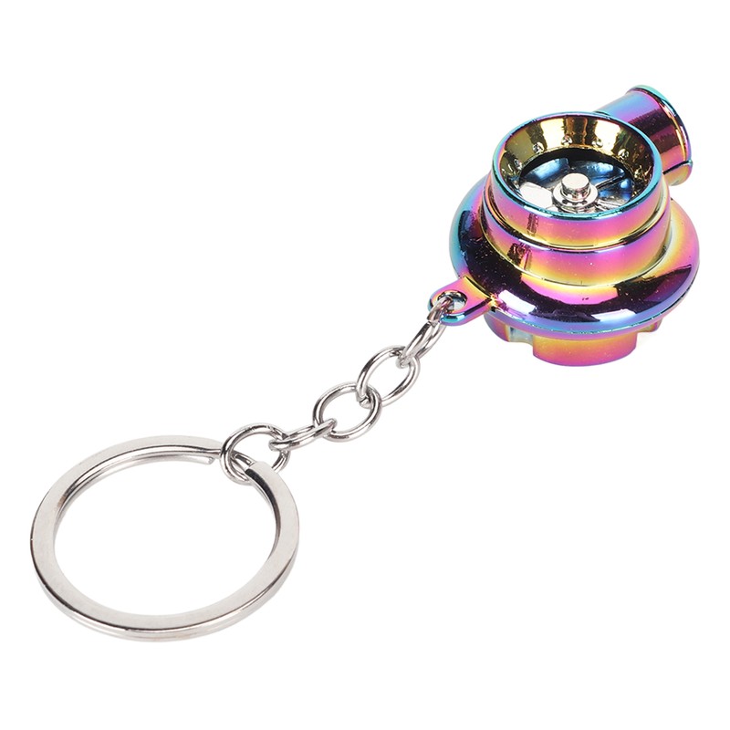 LED Turbo Keychain with Sound and Light Battery Powered Metal