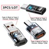 CY 3 Pieces/Lot Type C Smart LED USB-C to USB