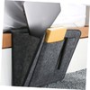 CAXUSD 2pcs Felt Bedside Pocket Organizer for Sofa and Bed