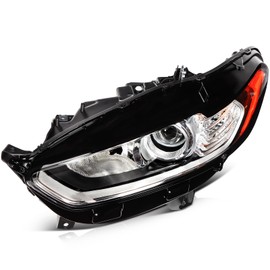 GDSMOTU Headlight Assembly Fit 2013-2016 for Ford Fusion 4Door Sedan, Headlights with Lens clear