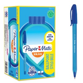 Paper Mate InkJoy 100ST Ballpoint Pens | Medium Point (1.0 mm) | Blue | 50 Count
