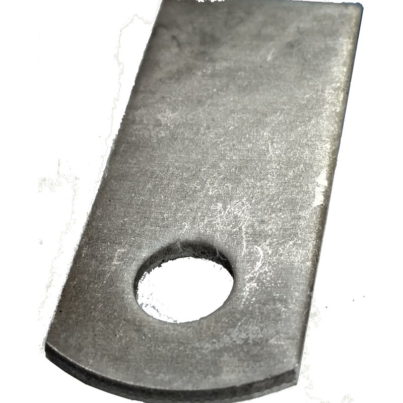 Steel Weld Tab, 1" W, 2-3/8" H 3/8" Hole, 1/8"