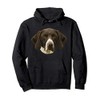 German Shorthaired Pointer Face Pullover Hoodie